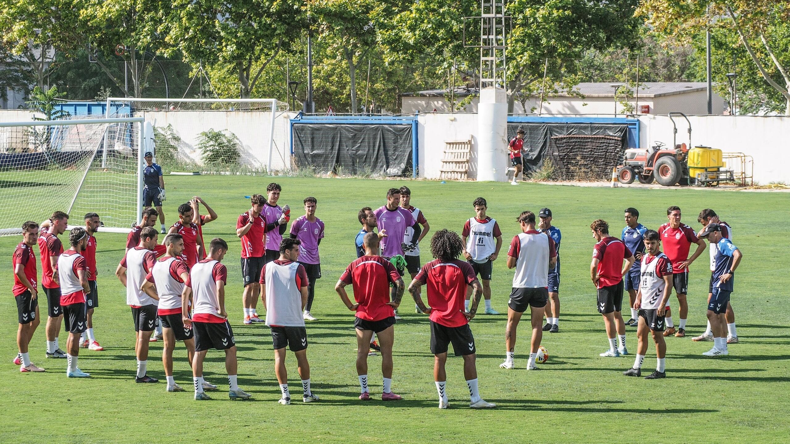 Sesión de entrenamiento el anexo al Pepico Amat