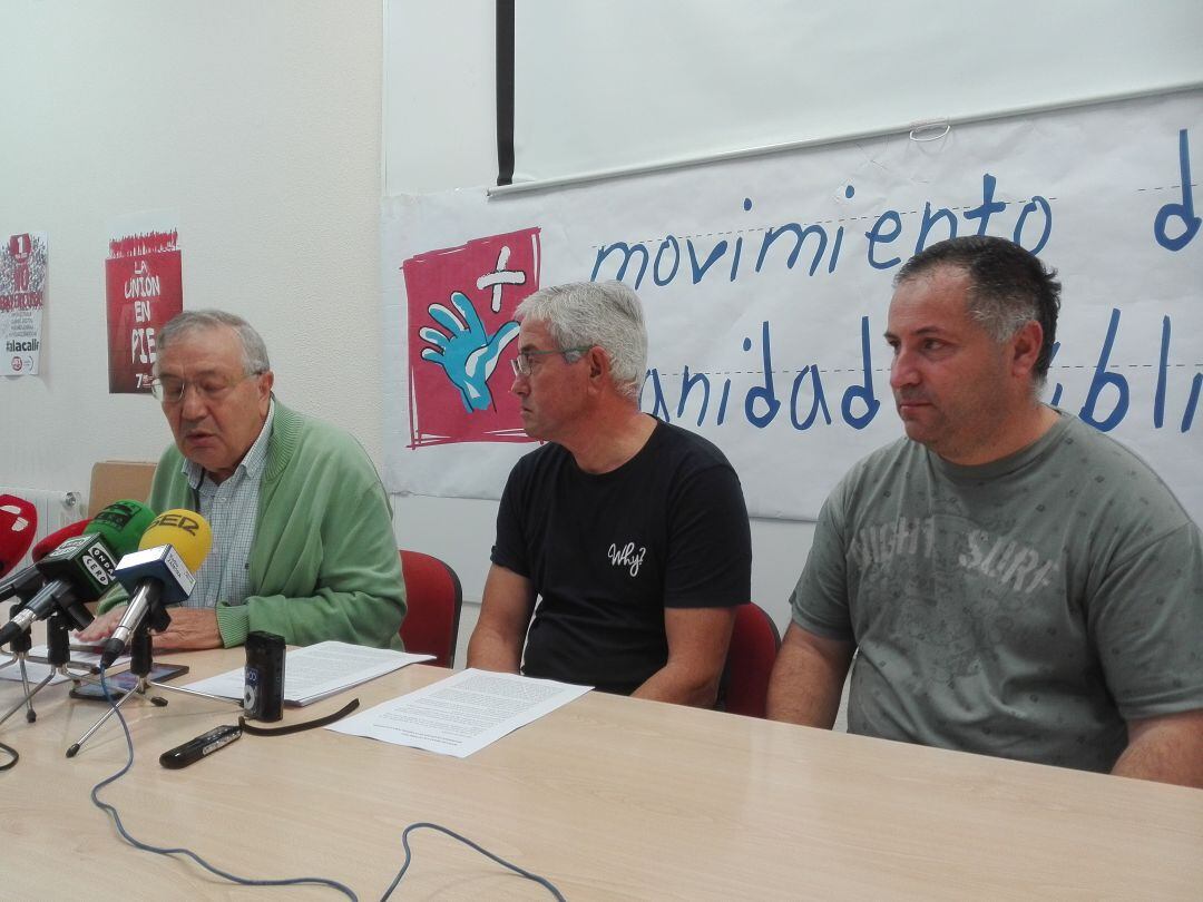 Rueda de prensa del Movimiento en Defensa de la Sanidad Pública