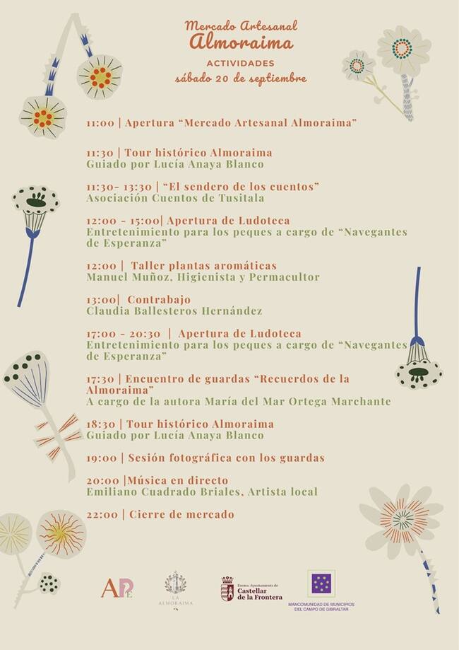 Programación del sábado 20 de septiembre