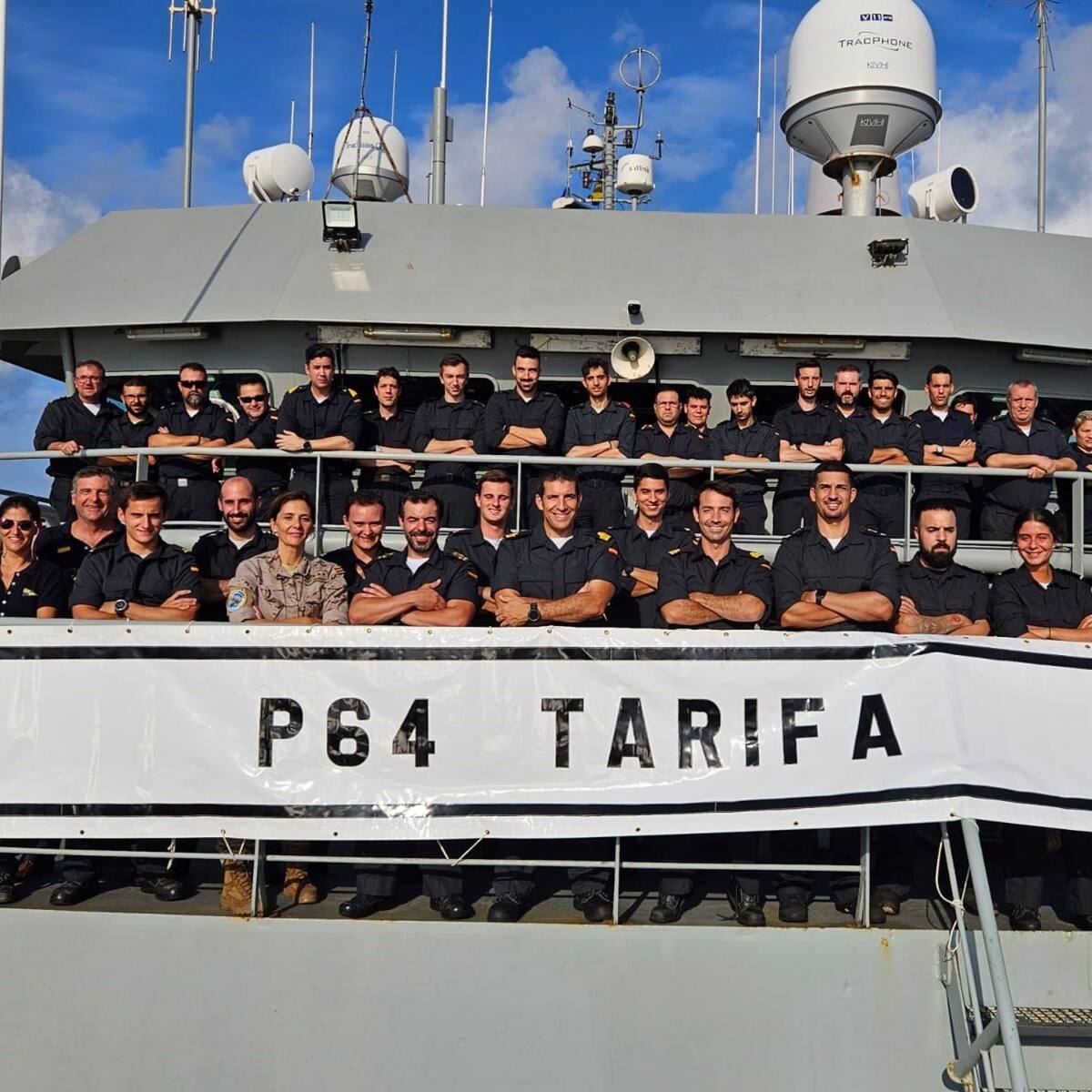 El patrullero 'Tarifa' regresa a Cartagena tras más de 50 días en misión de vigilancia pesquera