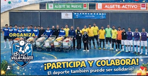 XII Jornada Solidaria a favor de Cáritas Algete del Club Villa de Algete de Fútbol Sala