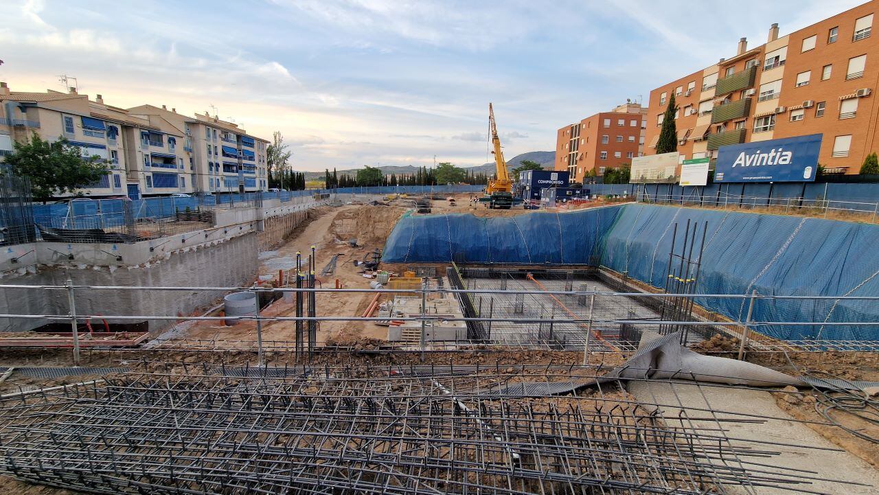 Foto de archivo de una obra en Granada