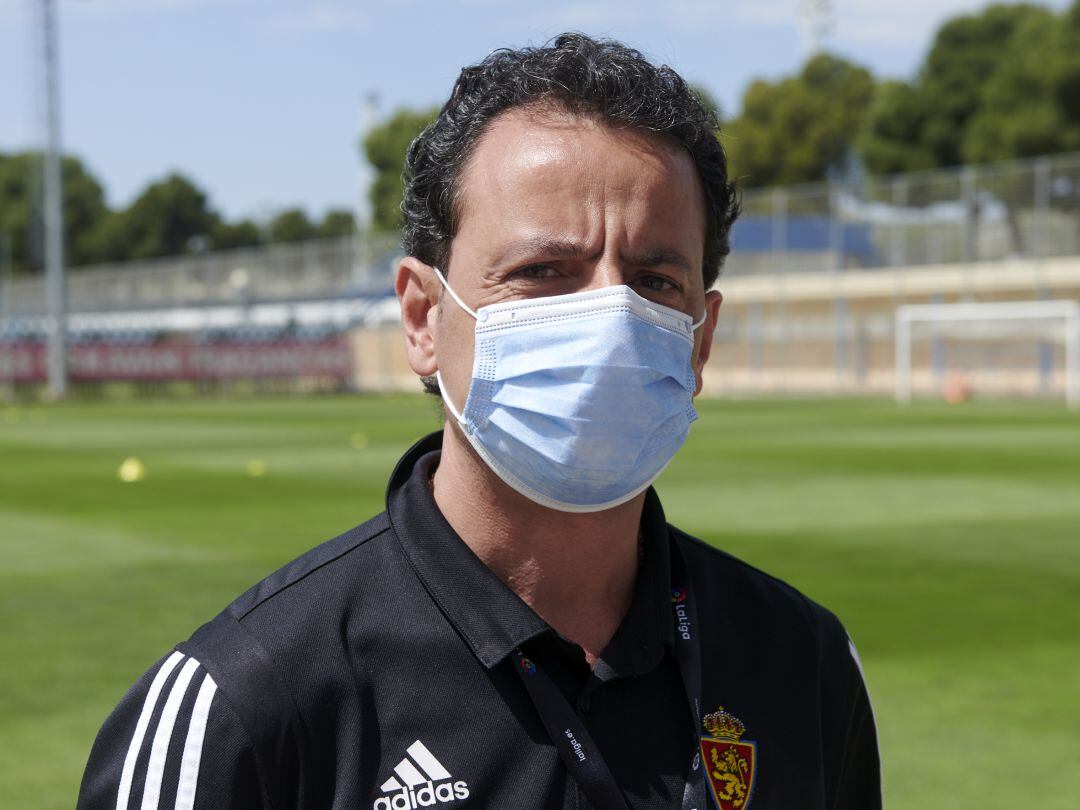 Ireneo de los Mártires en el entrenamiento de la Ciudad Deportiva