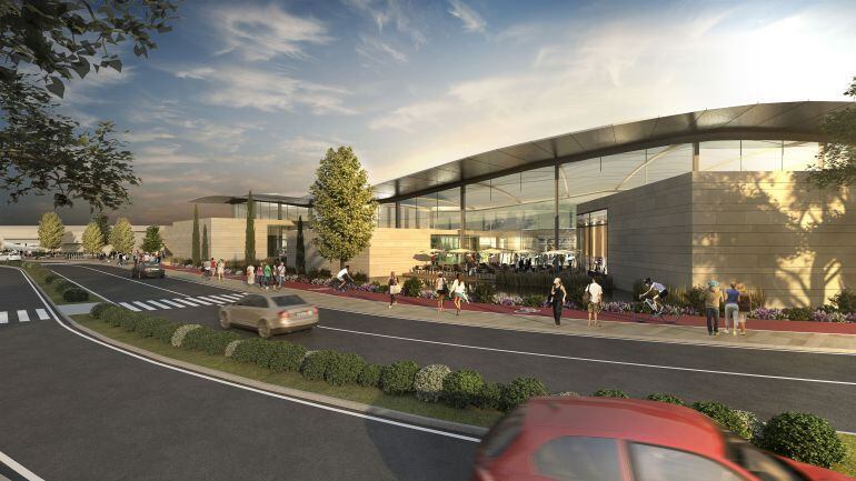 Recreación de cómo quedará el Centro Comercial Garbera tras la remodelación.