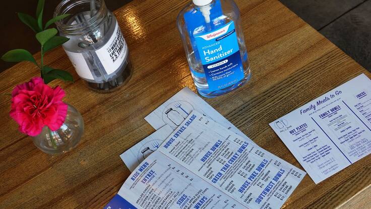 Los manteles que podrían sustituir a las cartas de los menús en los restaurantes