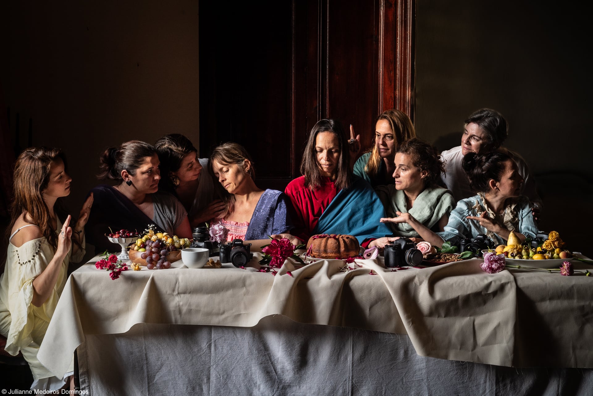 Female Last Supper.