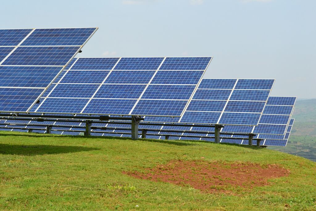 Un parque fotovoltaico