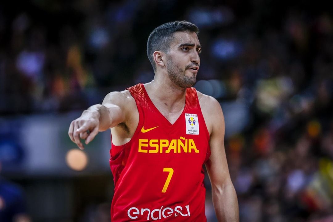 Jaime Fernández, en un partido con la selección española