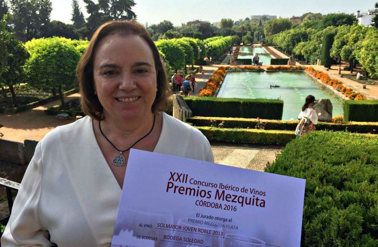 Milagros Romero, enóloga de la bodega premiada