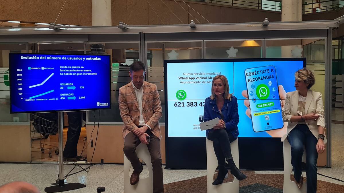 Entrevista a Belén Fernández-Salinero, concejala de Transformación Digital, Transparencia y Atención Ciudadana del Ayuntamiento de Alcobendas sobre el nuevo canal de WhatsApp municipal de atención al vecino