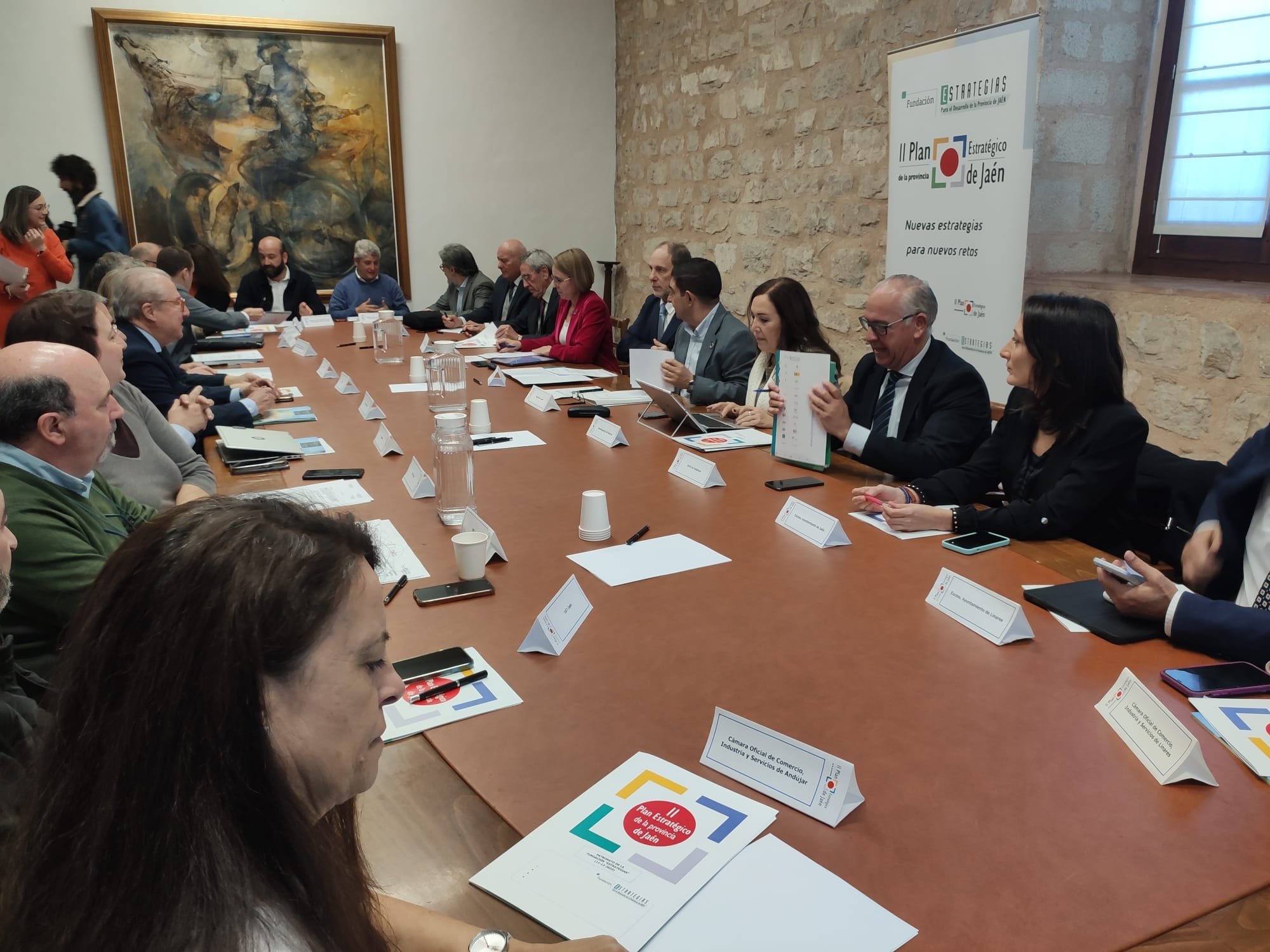 Reunión de la Fundación Estrategias en el Antiguo Hospital San Juan de Dios de Jaén