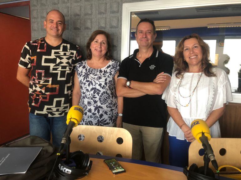 Joan Amorós, Margalida Ferrer, Pere Lomas, y Pepita Costa.