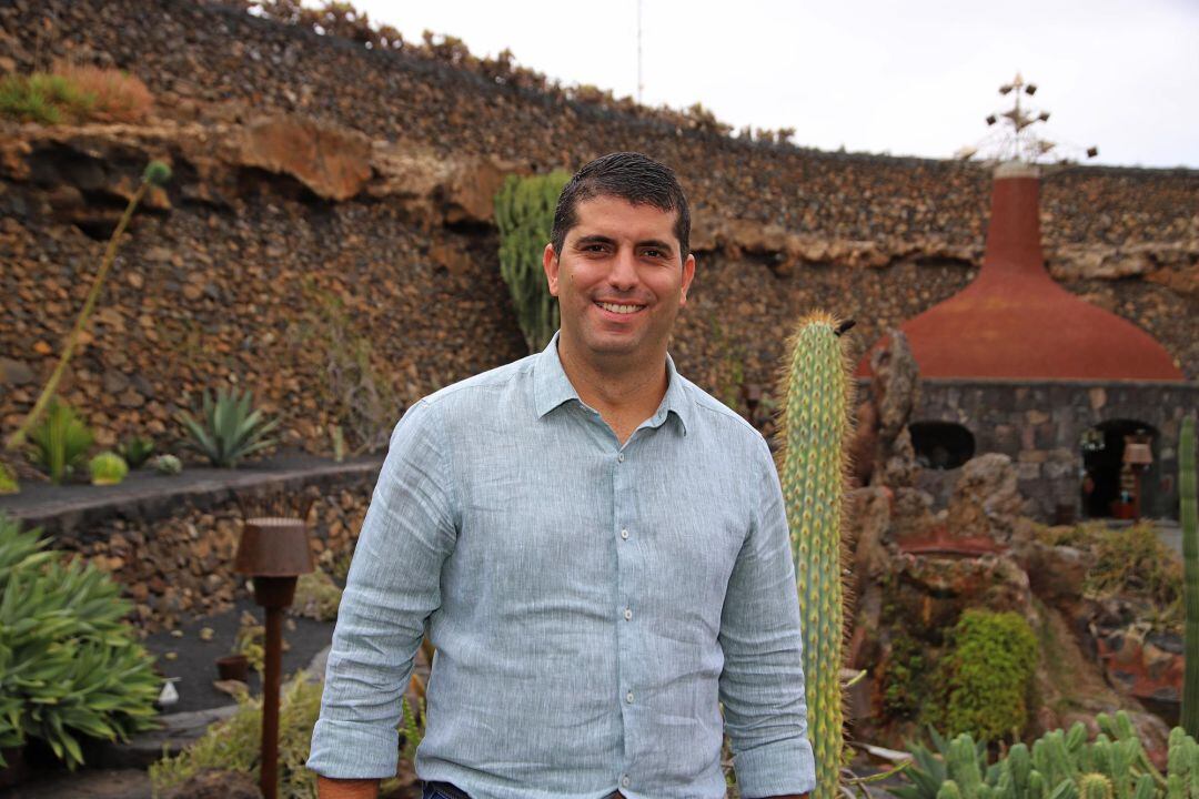 Benjamín Perdomo, consejero de los Centros de Arte, Cultura y Turismo del Cabildo de Lanzarote.