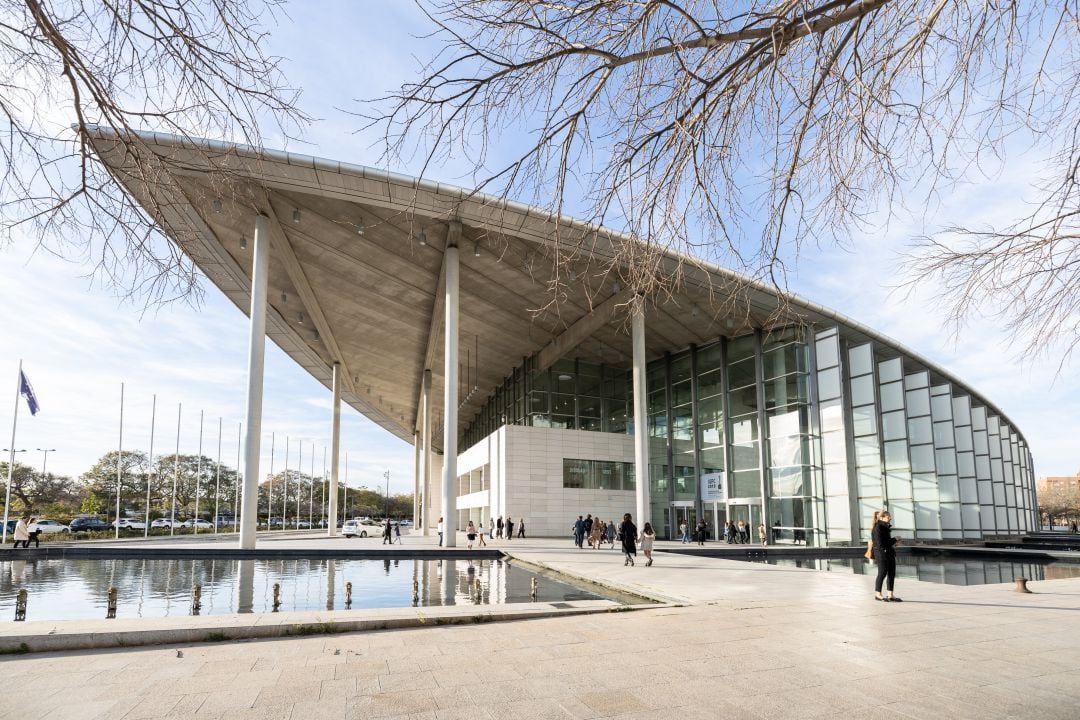 Imagen de la fachada del Palacio de Congresos de la ciudad. 