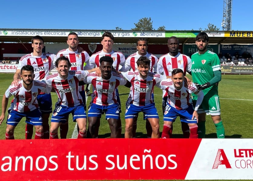 Once inicial de la UD Barbastro ante el Espanyol B