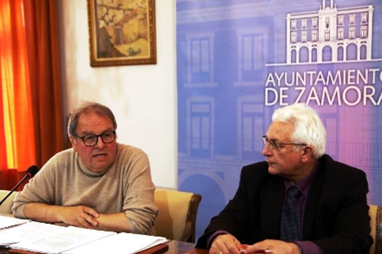 Los concejales del Equipo de Gobierno, Christoph Strieder y José Carlos Calzada