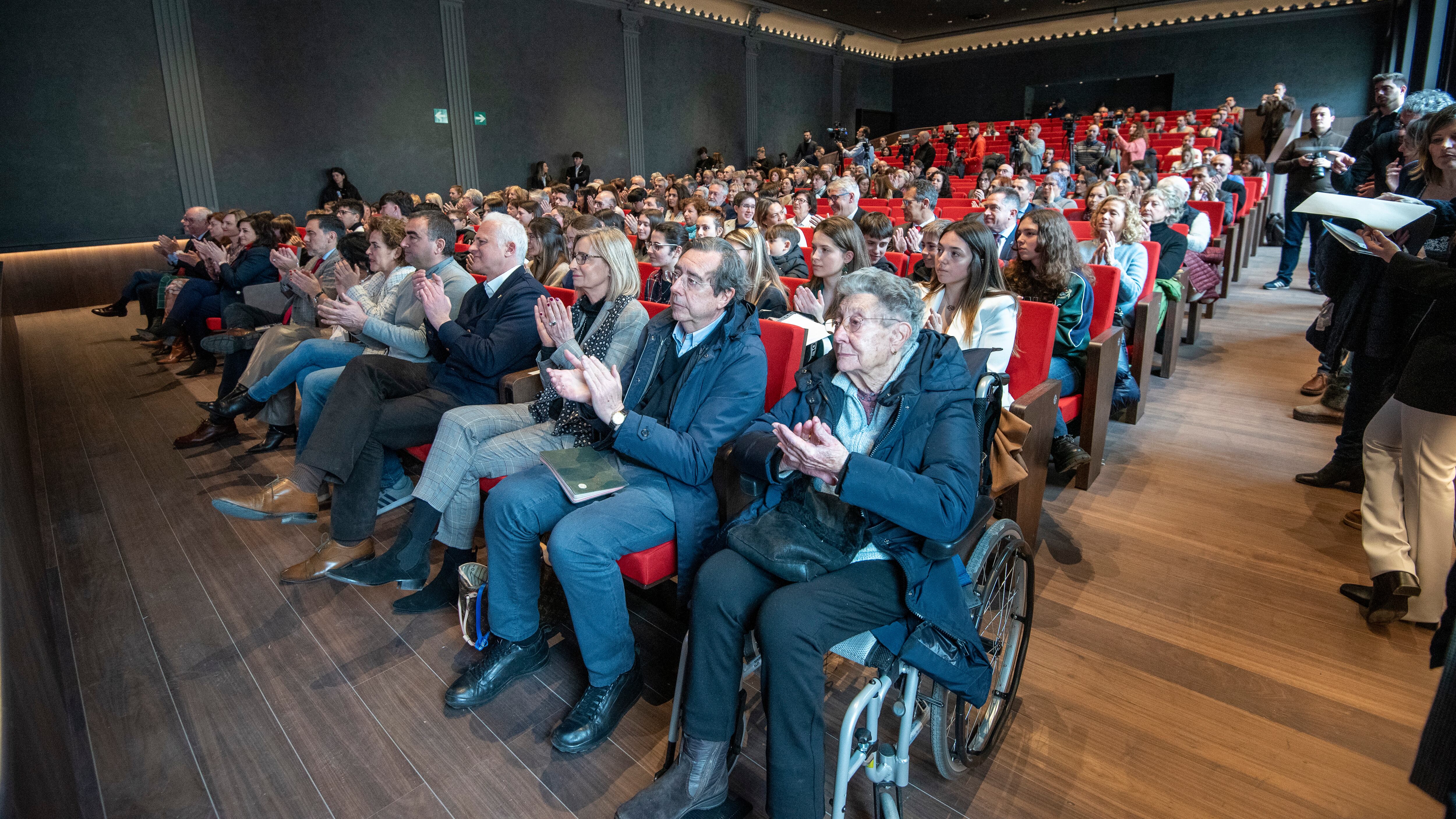 Inauguración del nuevo instituto Sagasta tras la remodelación integral del histórico centro educativo en Logroño (La Rioja).