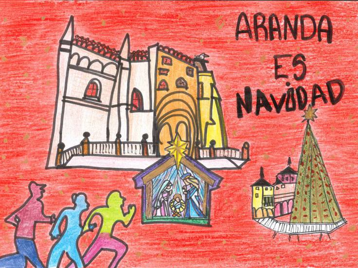 Postal ganadora de la edición anterior, obra de Jimena Arranz