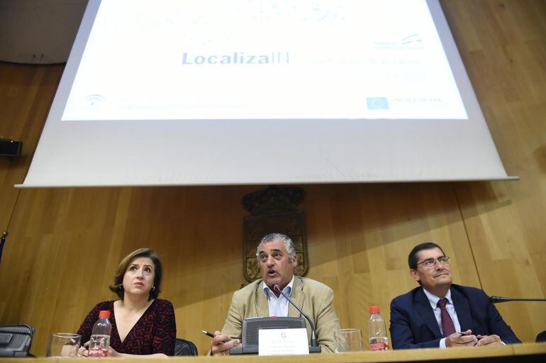 Sandra García, Javier Carnero y José Entrena