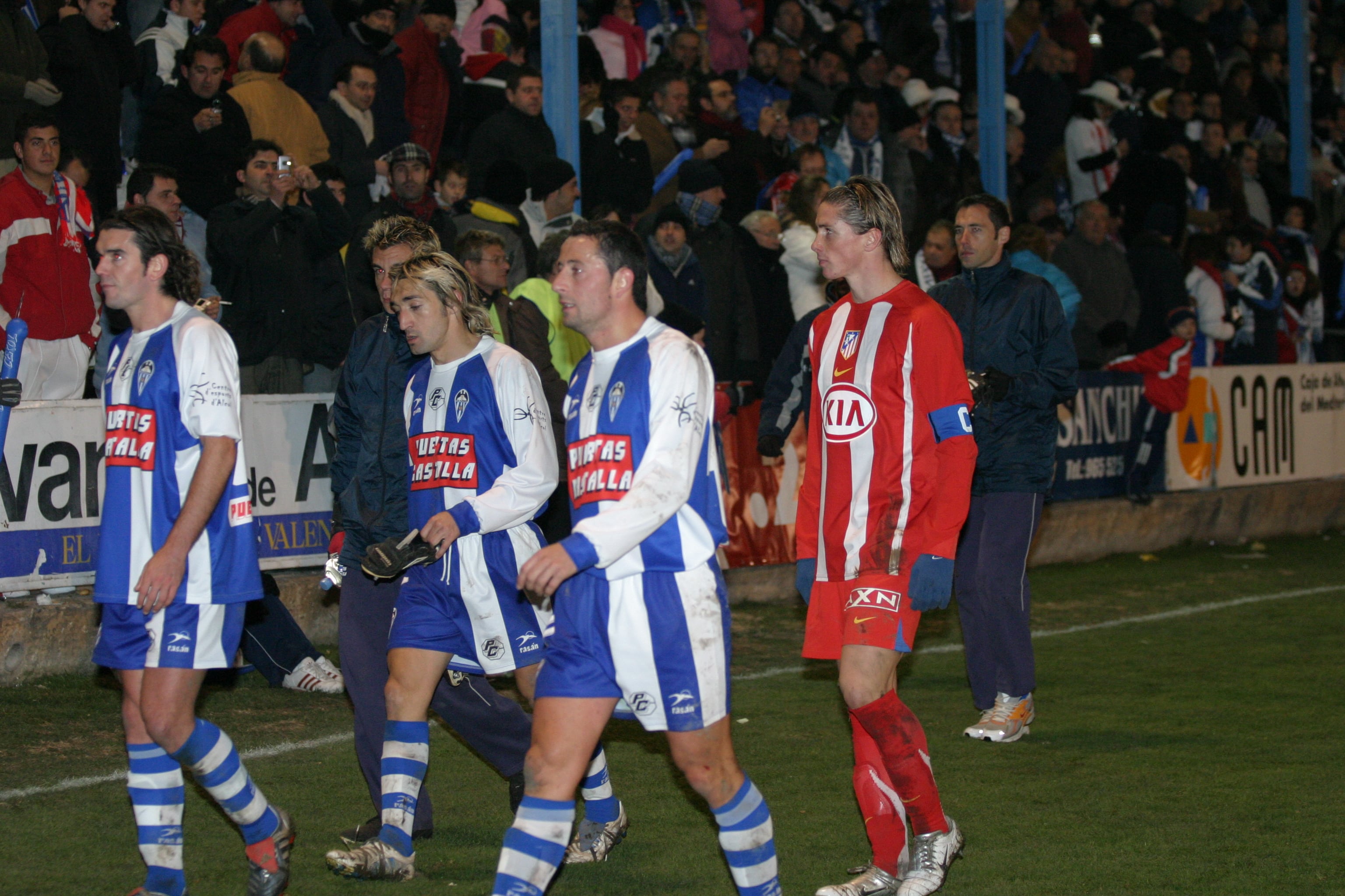 Fernando Torres jugó contra el Alcoyano en Copa del Rey