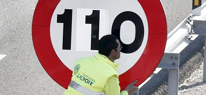 La limitación de velocidad a 110 kilómetros por hora