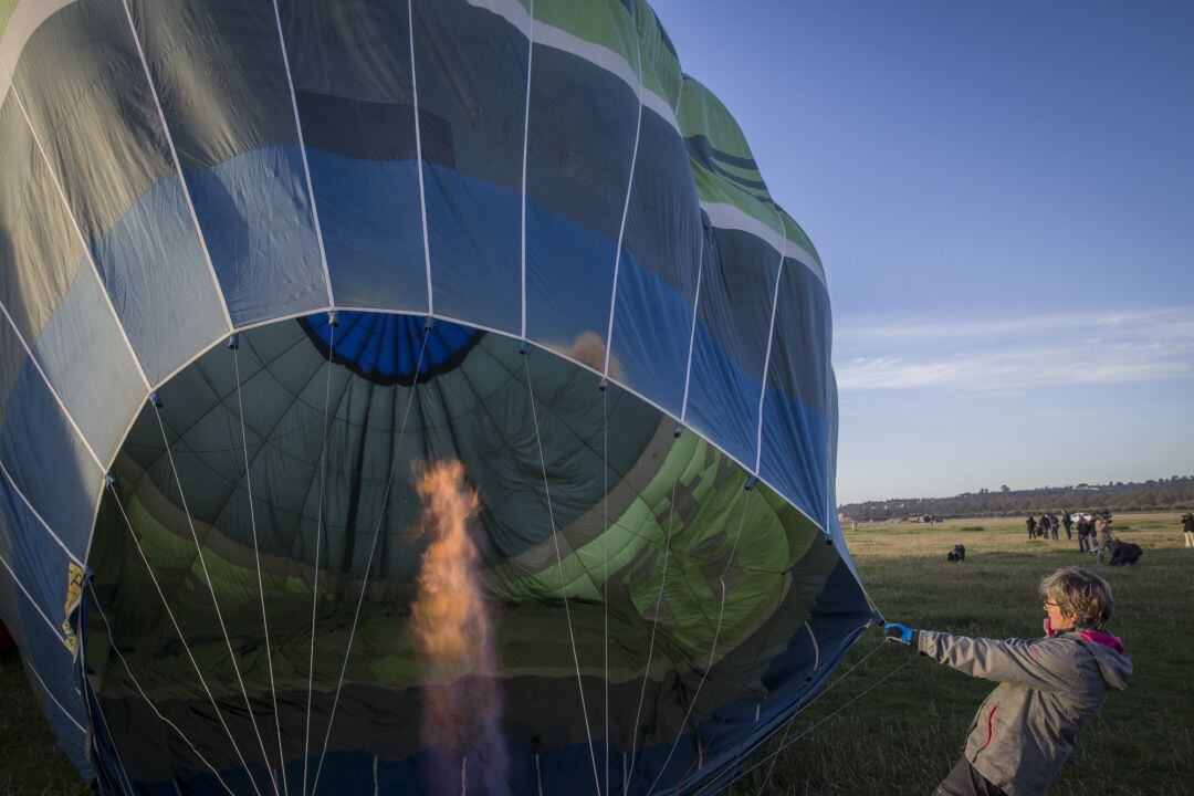 Imagen de un globo aerostático