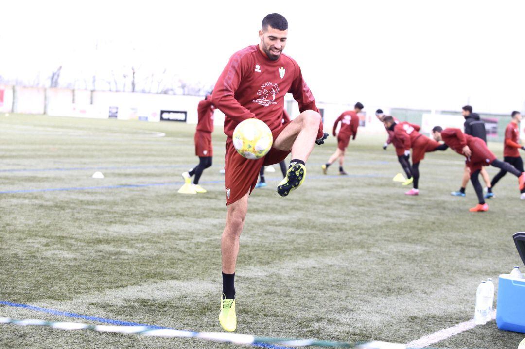 Uno de los entrenamientos esta semana del conjunto chacinero.