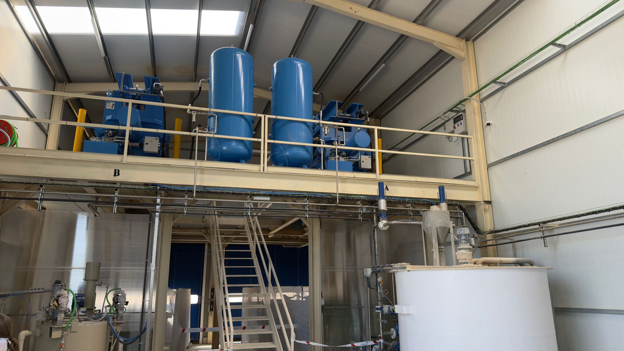 Nueva línea de fangos en la estación depuradora de Toledo