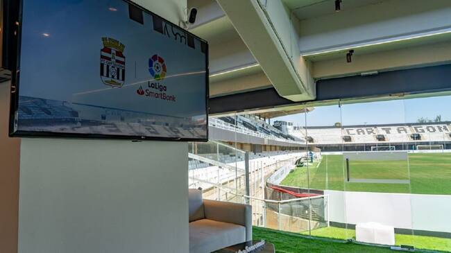 Visita al Estadio Cartagonova de técnicos de la Liga de Futbol Profesional.