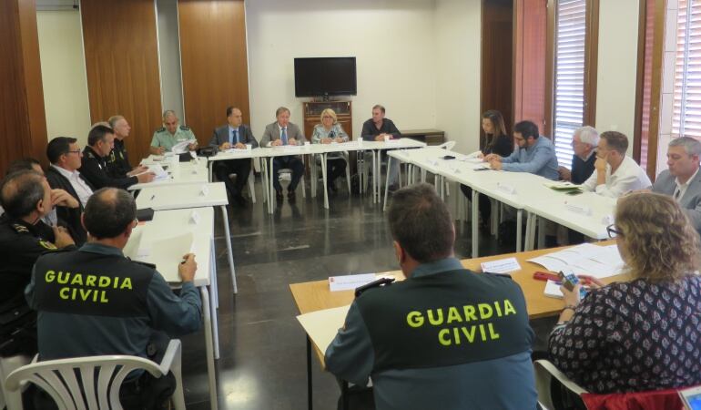 Reunión sobre la seguridad rural en las pedanías de Valencia