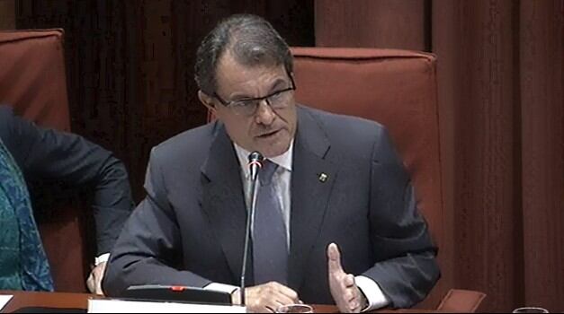 Artur Mas comparece en el Parlament de Catalunya