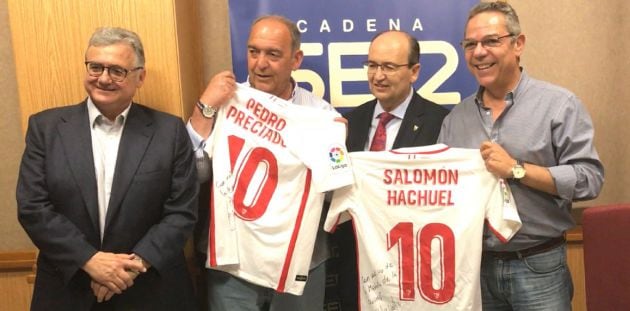 Antonio Yélamo, Pedro Preciado, Pepe Castro y Salomón Hachuel