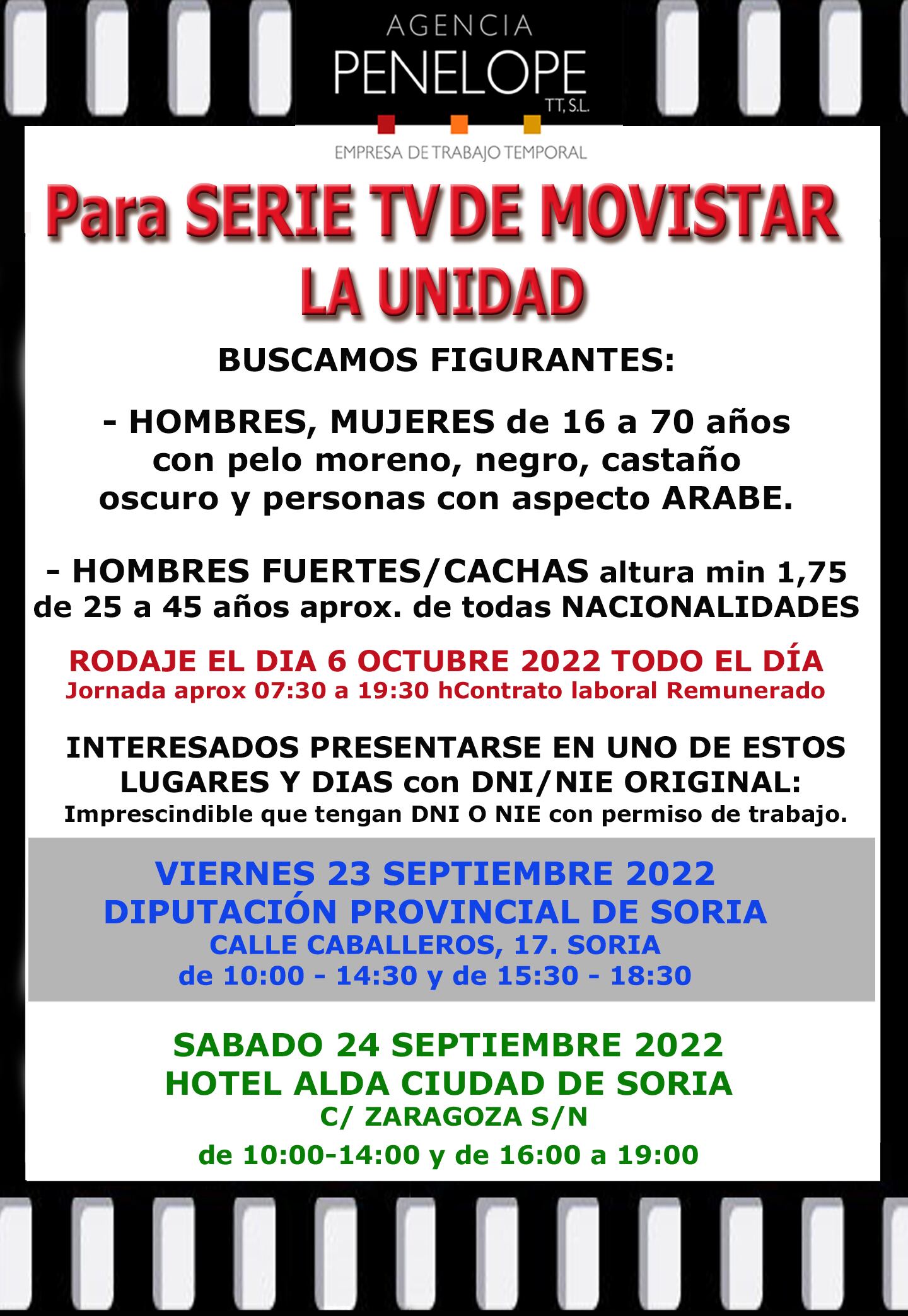 Cartel del casting