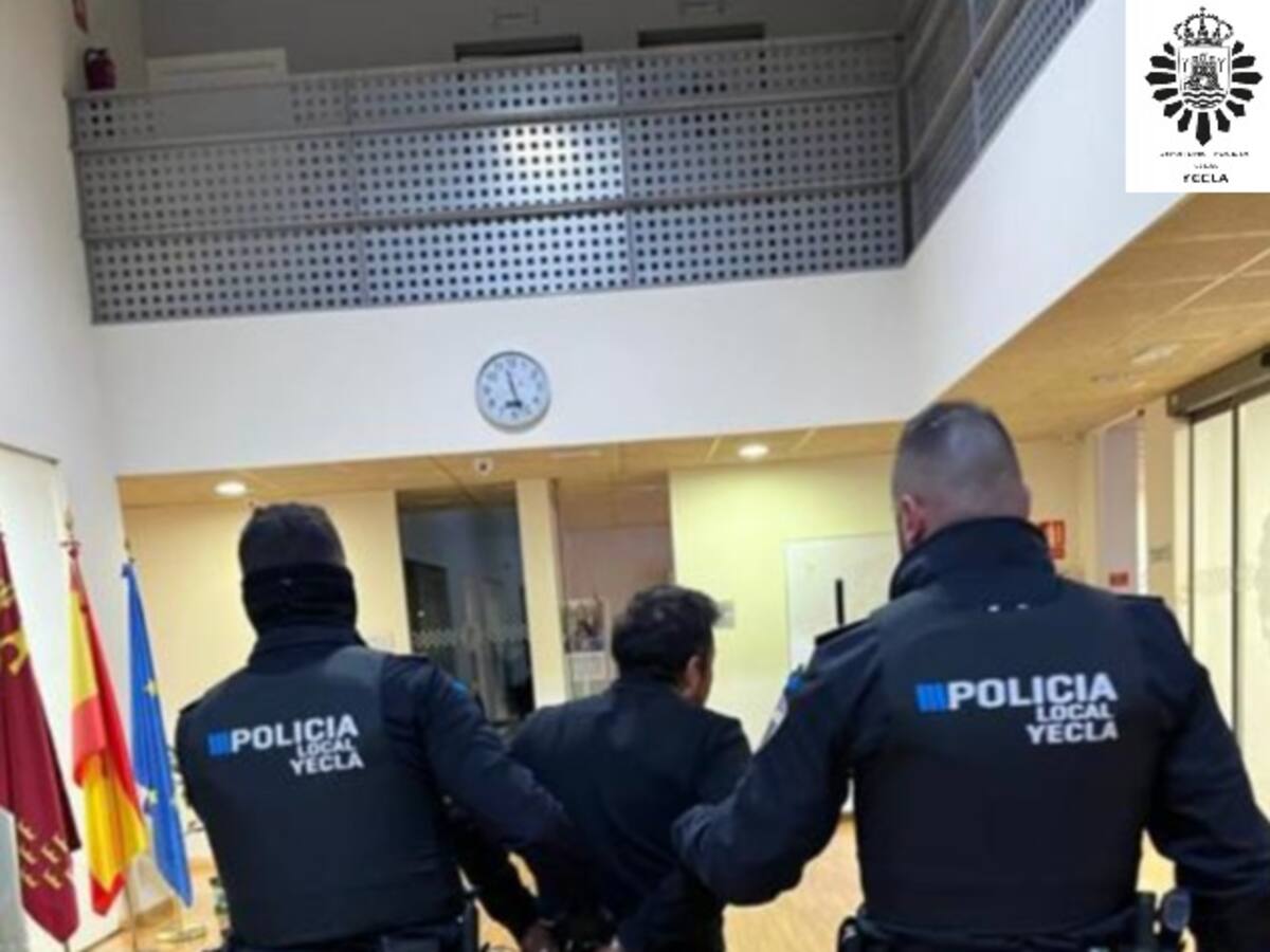 Detenido un vecino de Yecla por un presunto delito de violencia de género