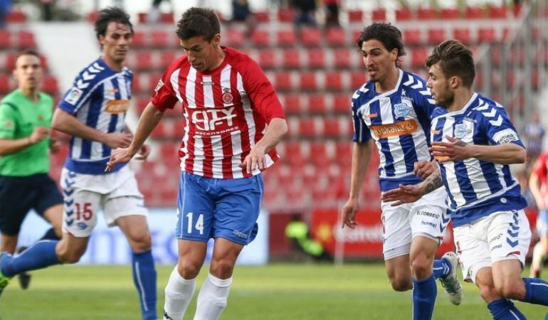 Derrota del Deportivo Alavés en Montilivi con gol de Lekic en la primera parte.