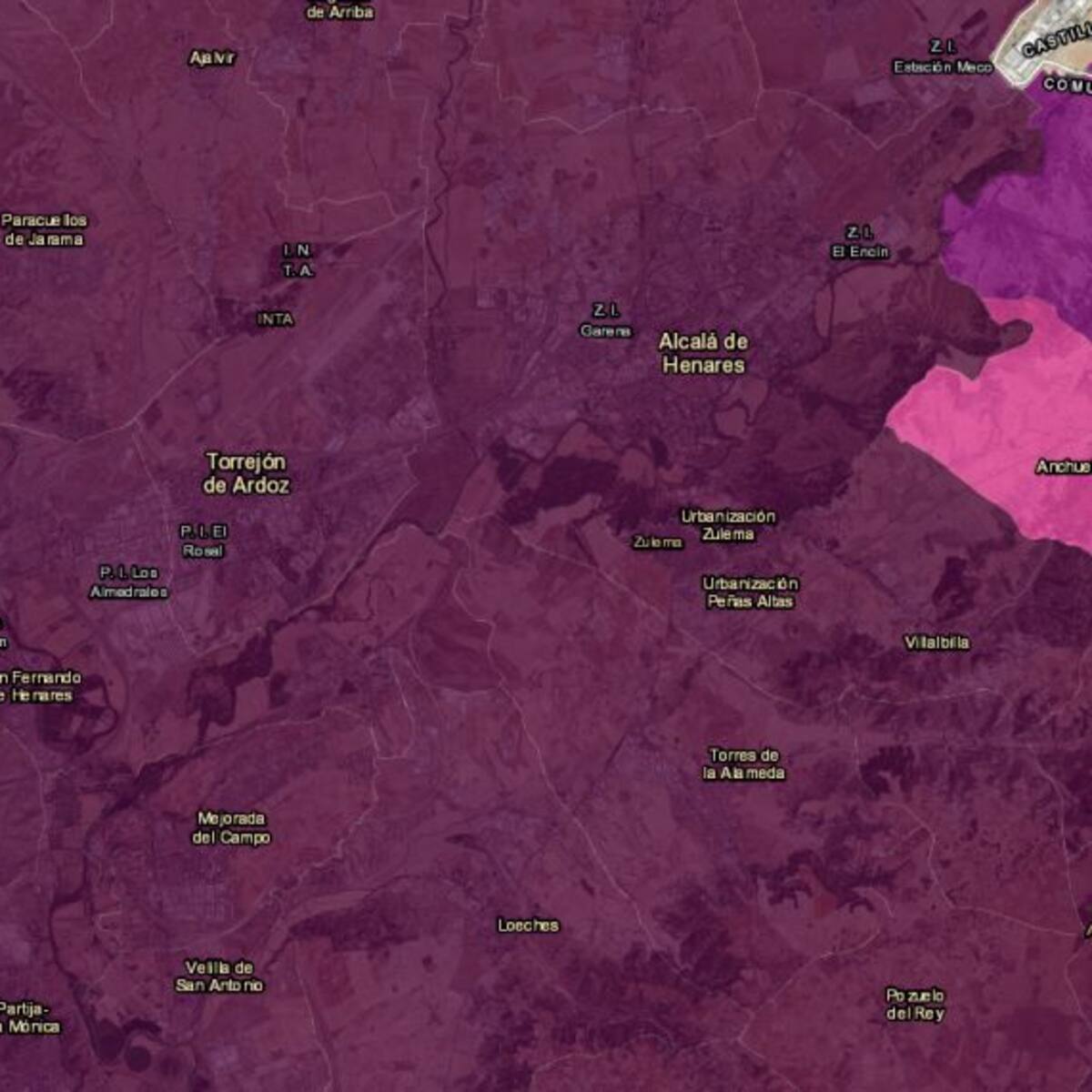 Incidencia muy alta de Covid-19 en toda la comarca del Henares