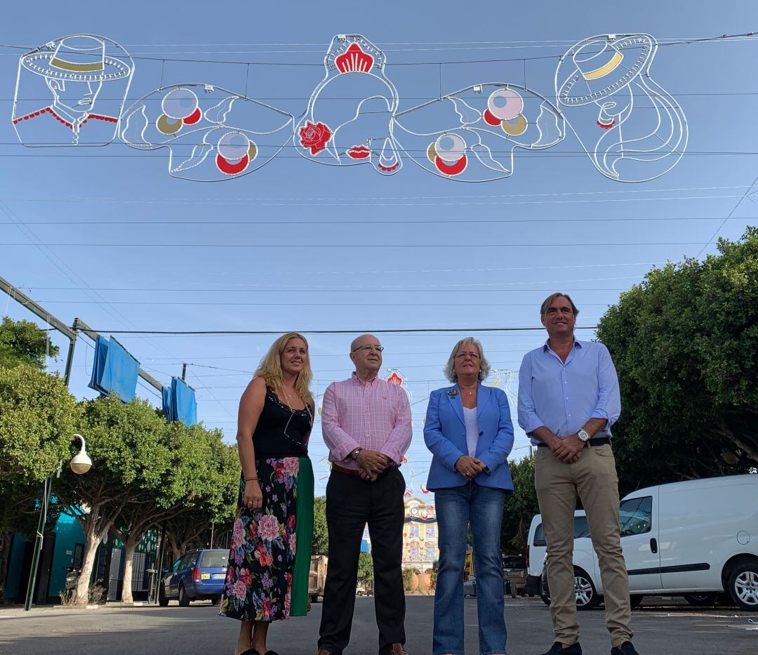 La concejala de Fiestas, Teresa Porras, en la presentación de las novedades de la Feria de Málaga 2019 en el recinto ferial de Cortijo de Torres.