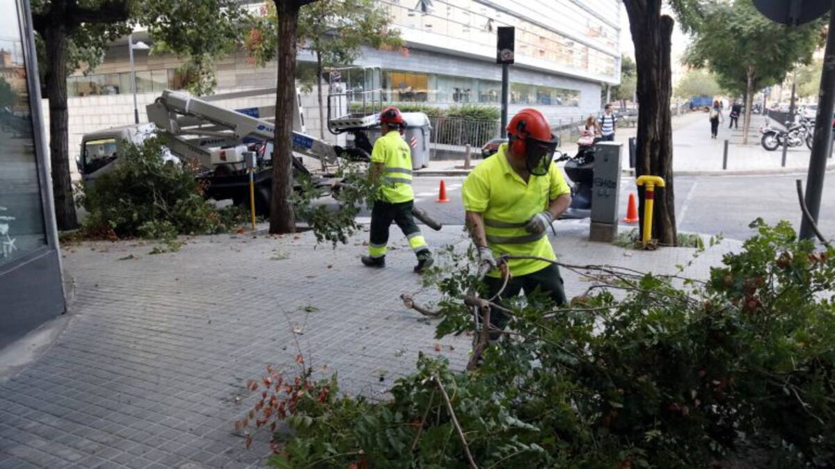 Badalona s'emporta la pitjor part de la tempesta