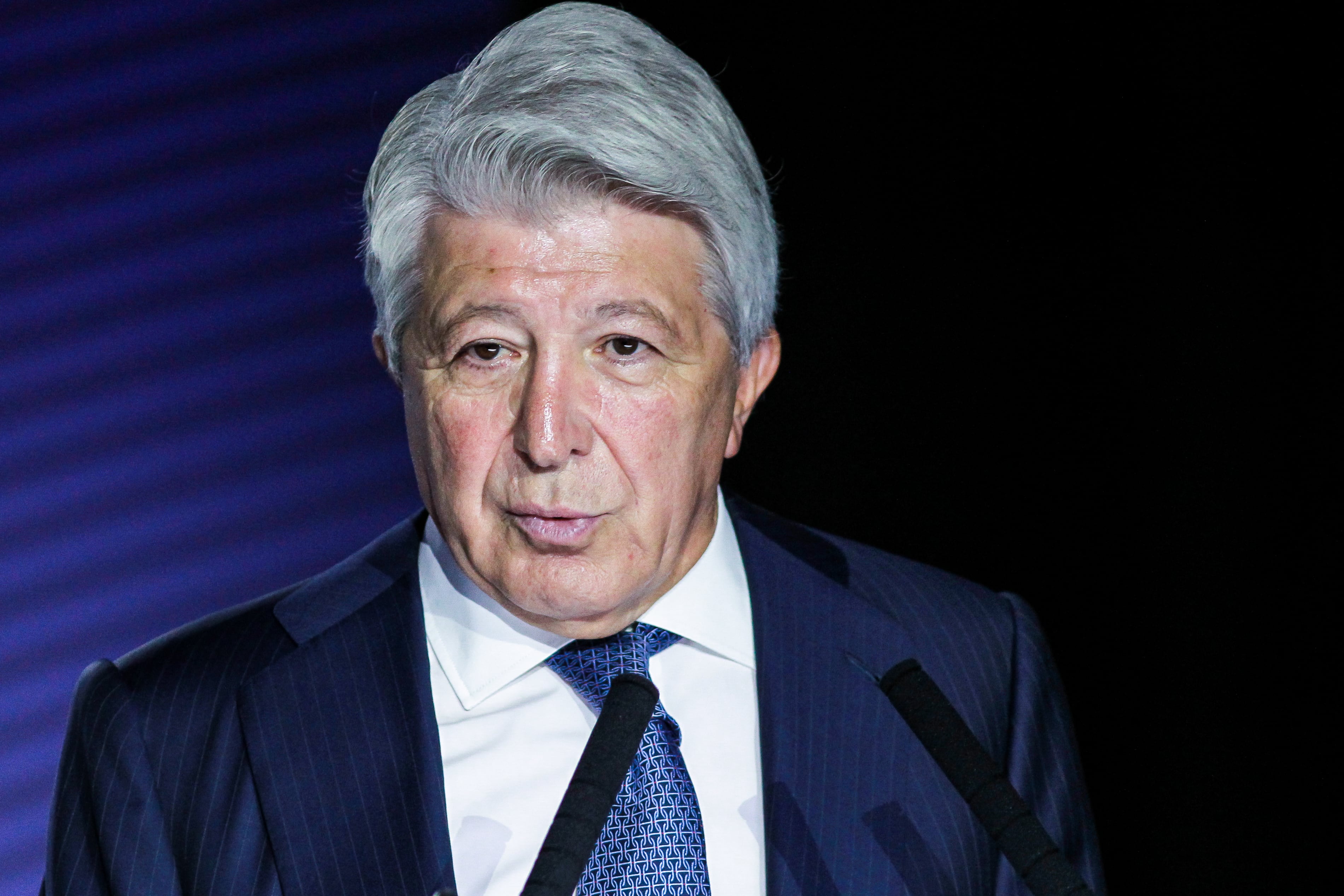 Enrique Cerezo, presidente del Atlético de Madrid. (Photo by Irina R. Hipolito / AFP7 via Getty Images)