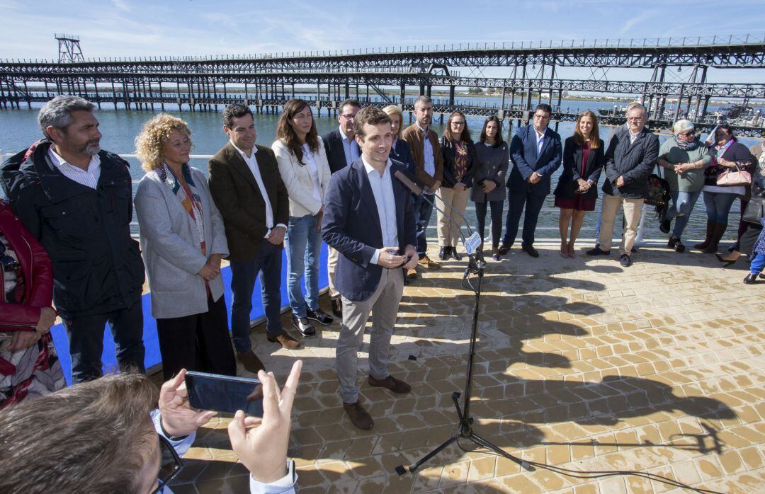 El presidente del PP, Pablo Casado. 