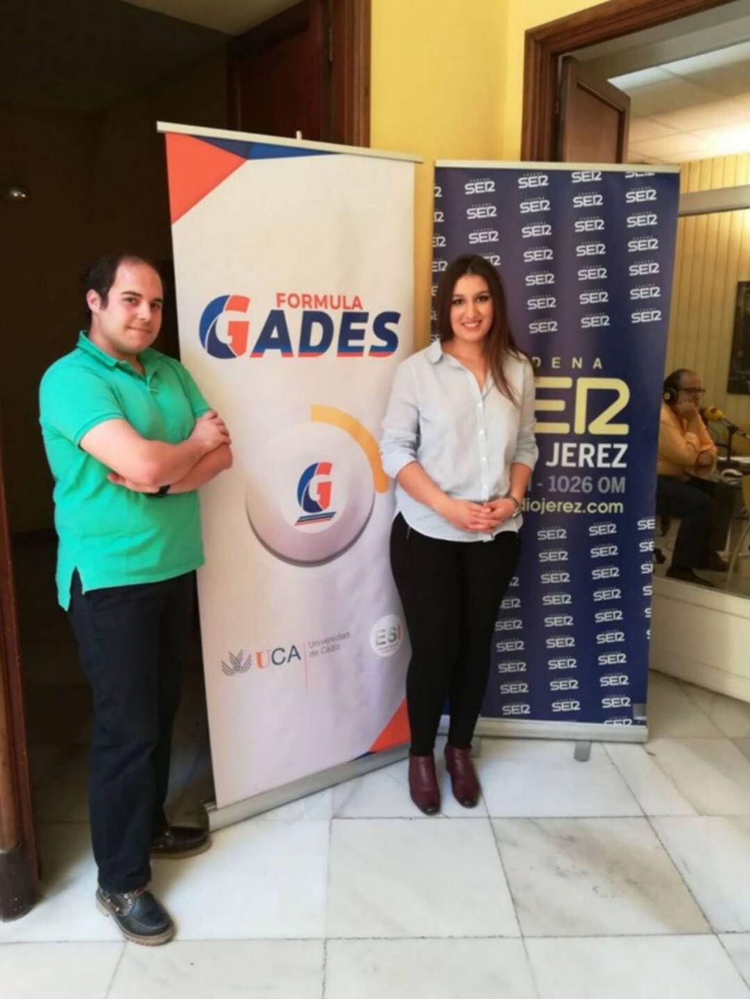 Responsables del proyecto Fórmula Gades, en Radio Jerez