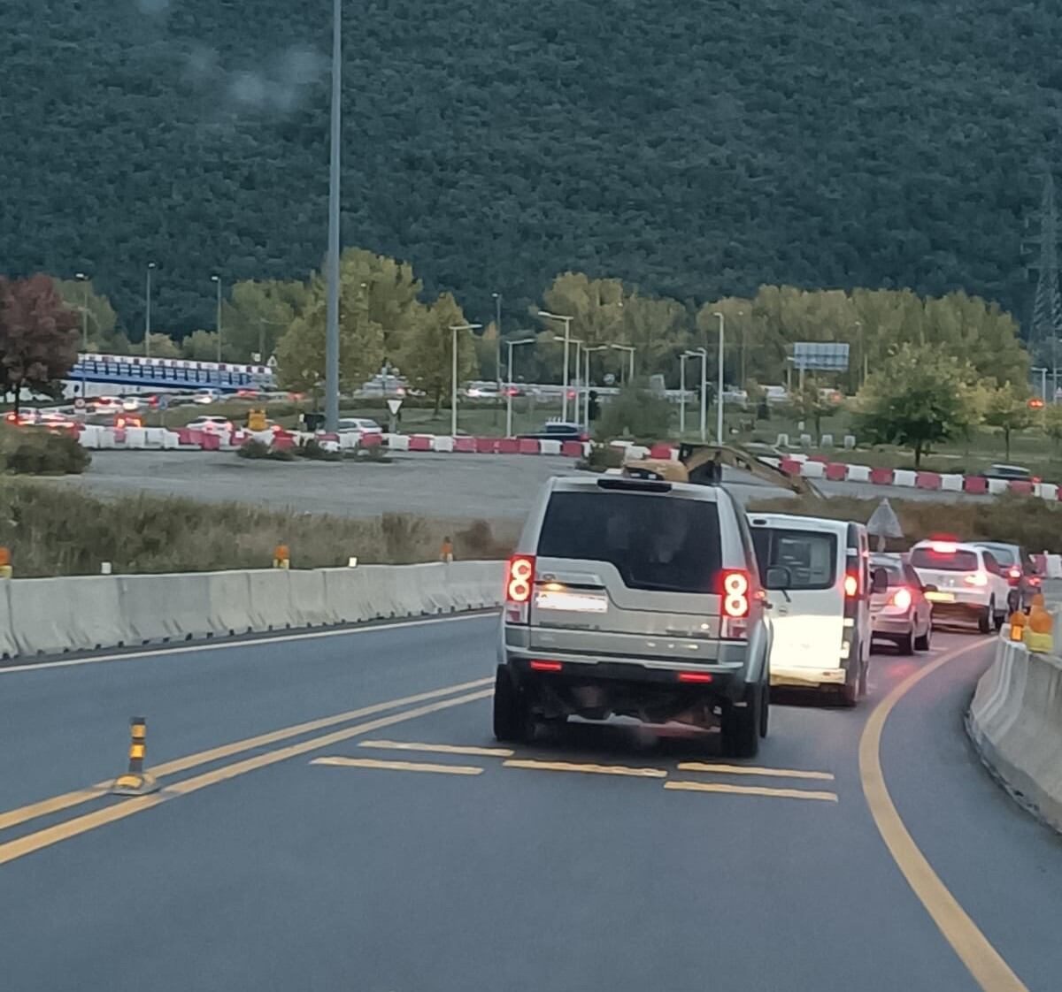 Retenciones en la A-23 entre Sabiñánigo y el Hostal de Ipiés