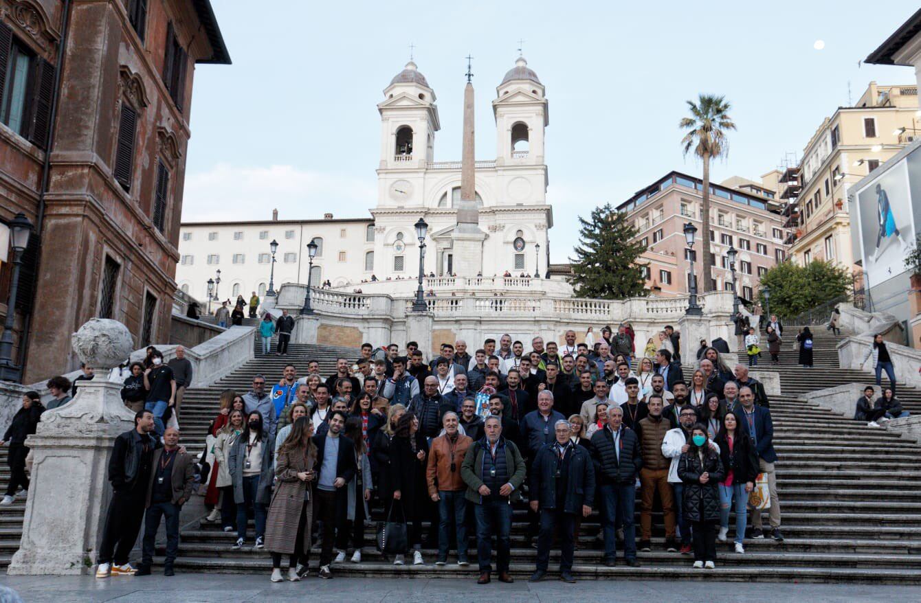 Visita de la Ponferradina por la ciudad de Roma