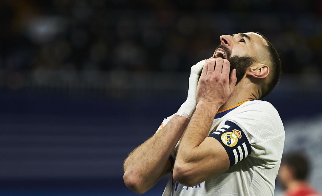 Karim Benzema durante uno de los últimos partidos