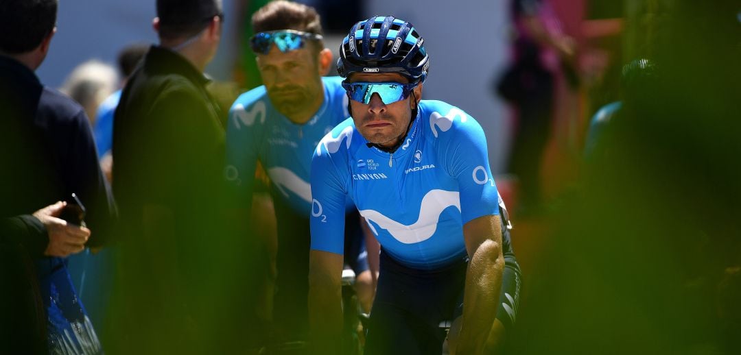 Mikel Landa, durante una etapa en el Giro