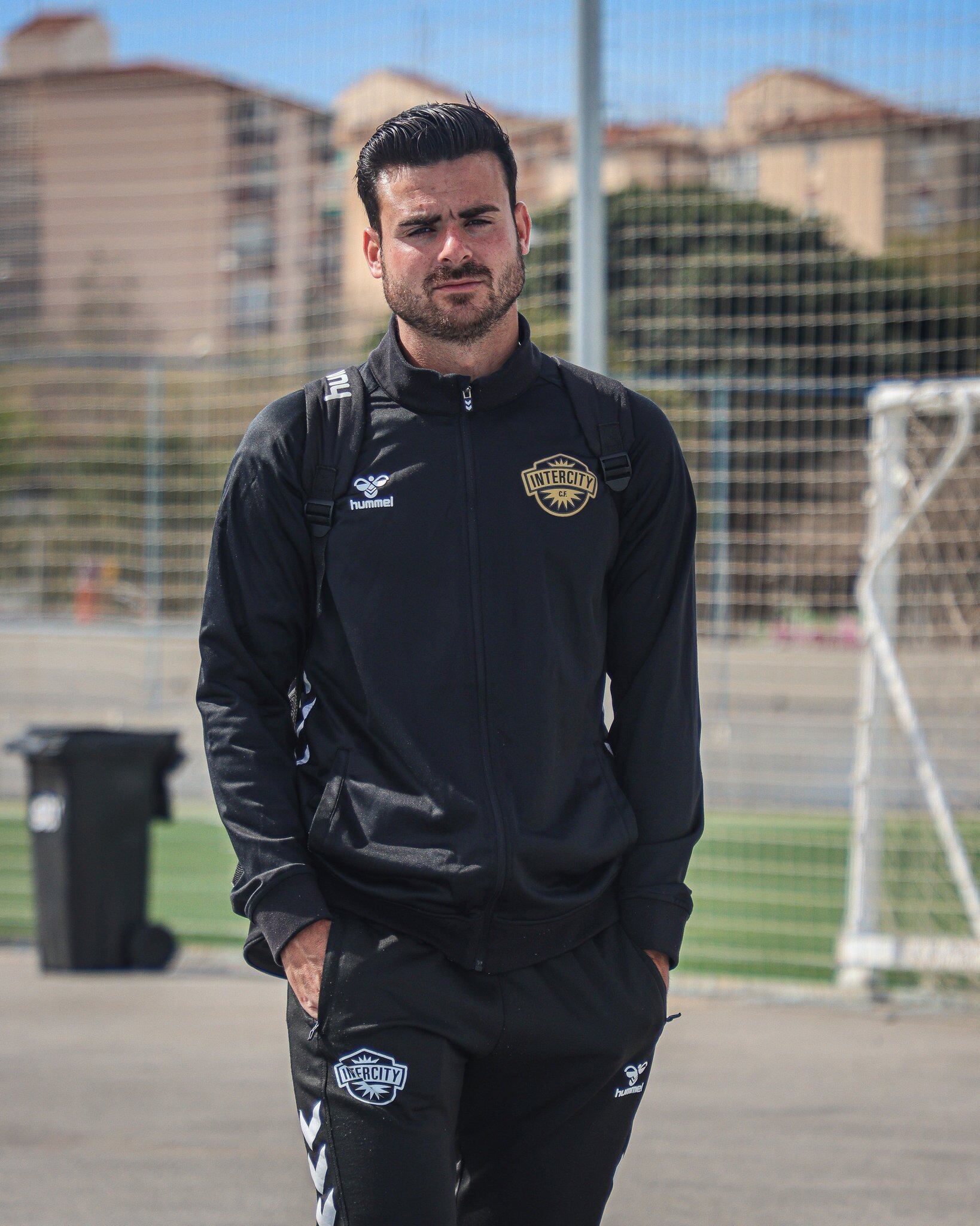 Dani Fernández, entrenador del Intercity, en las instalaciones de Villafranqueza