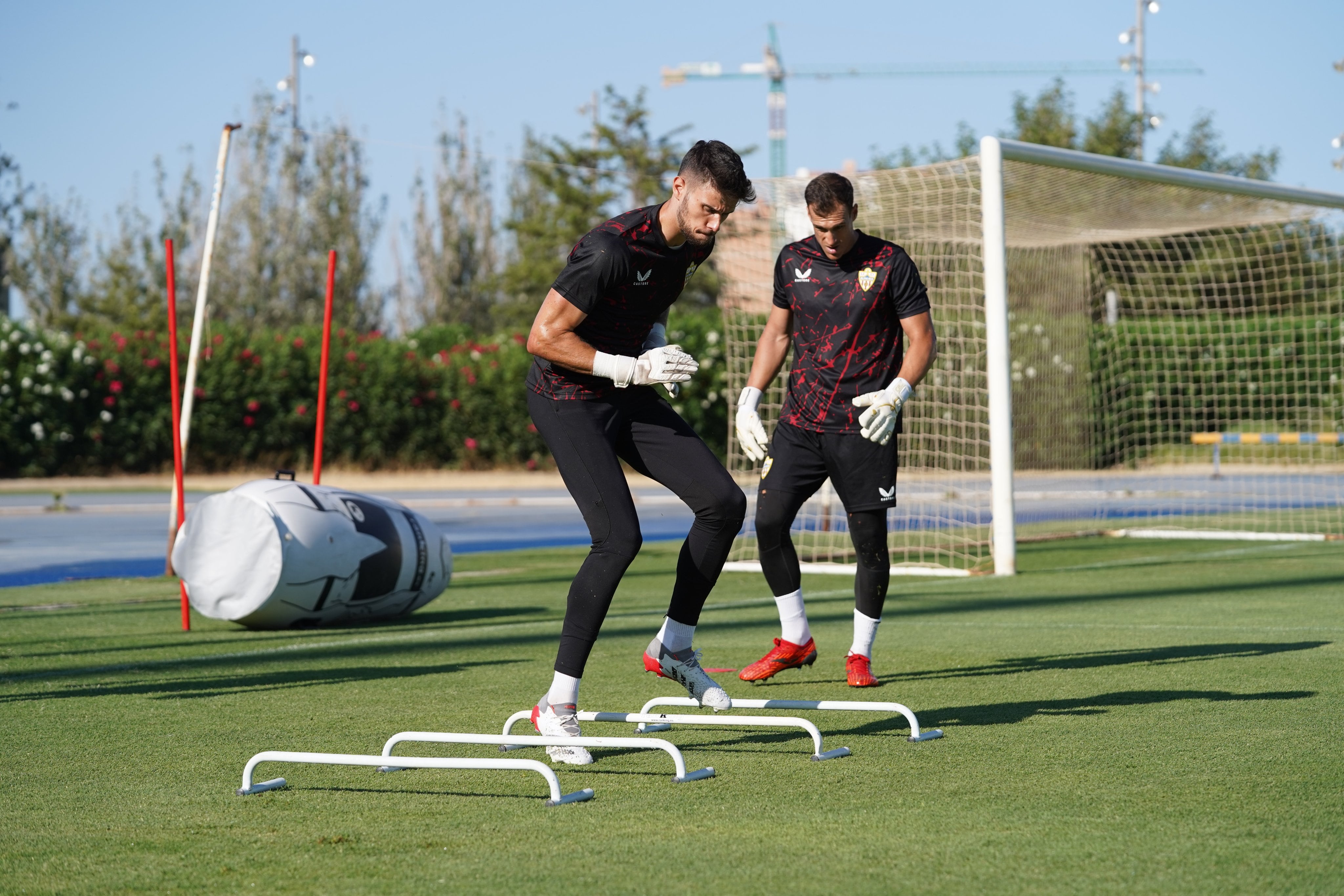 Diego Fuoli trabajando con un Almería de Primera.