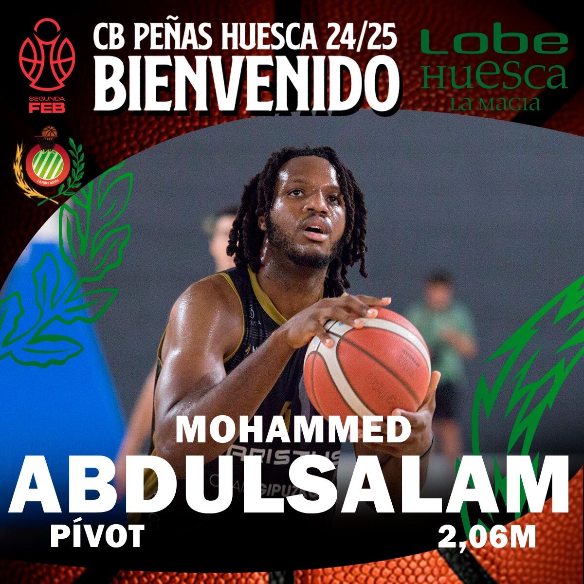 El CB Peñas ha anunciado la incorporación de Abdulsalam