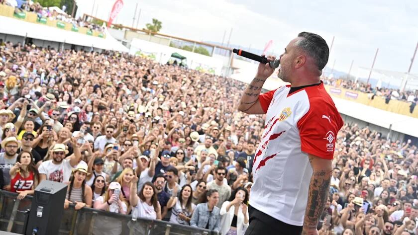 Actuación en el concierto Solazo Fesat en la capital.