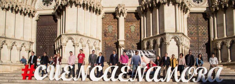 Promoción del congreso en la catedal de Cuenca.